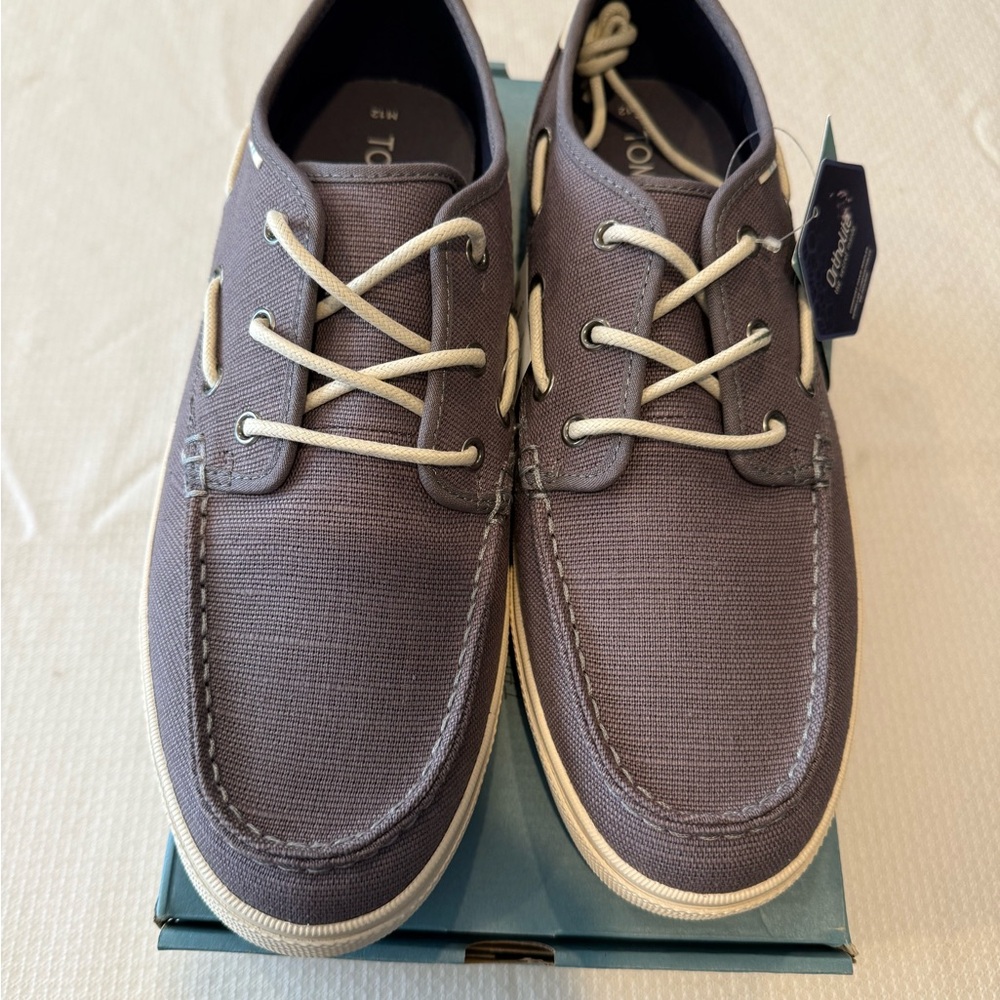 Toms Men's Gray Boat Shoes